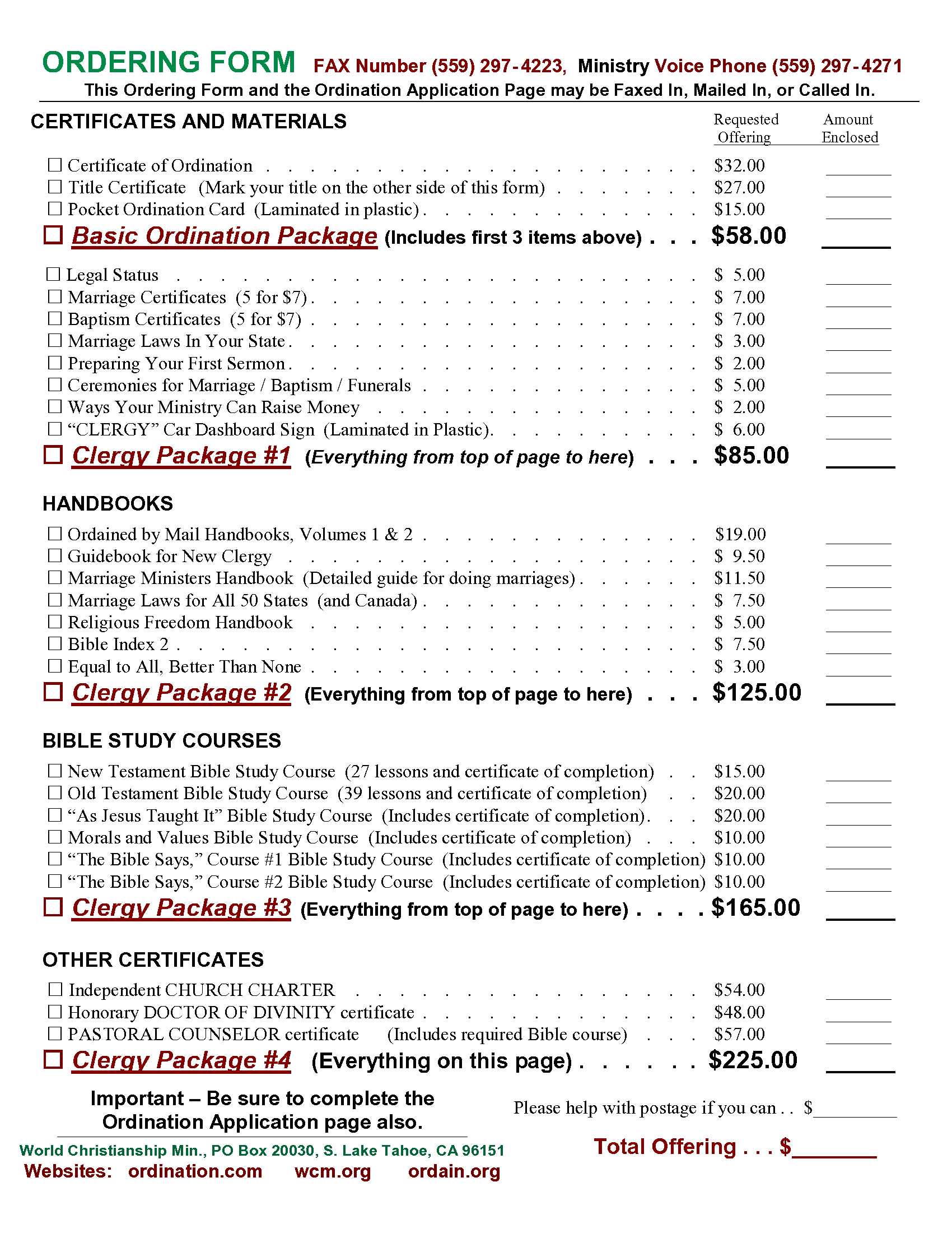 ordering form 120216